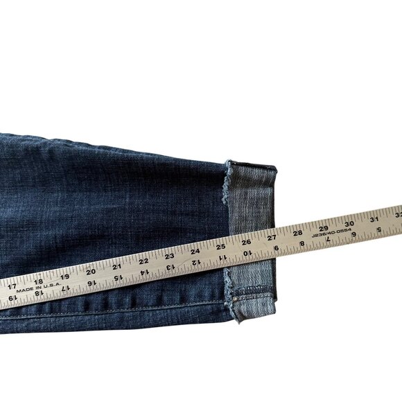 Kut From The Kloth Ankle Straight Leg Jeans Womens 14W Denim Casual Dark Wash - Picture 7 of 9